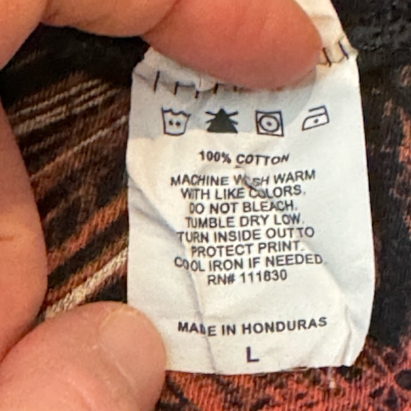 Black Multi Color Sugar Skull Print Tee - Picture 5 of 5